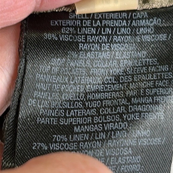 ELIE TAHARI KAHKI FITTED JACKET LIGHT AND DARK GREY SIZE 8 - Picture 11 of 15